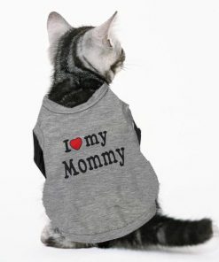 Tricou pentru pisici I love My Mommy