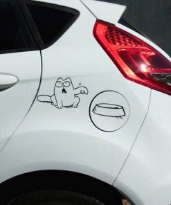 Sticker pentru masina cu pisica Simon’s Cat