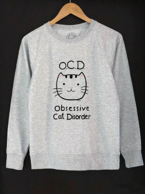 Bluza pictata manual-Obsessive Cat Disorder