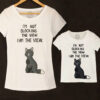 Set Tricouri cu Pisica Aroganta pentru mama si fiica