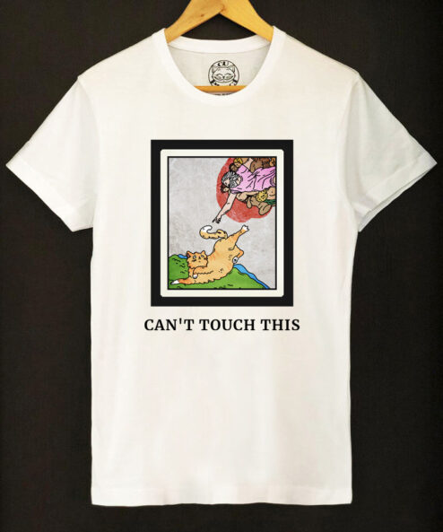 Tricou bumbac organic-Can’t touch this