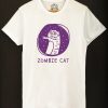 Tricou bumbac organic-Zombie Cat