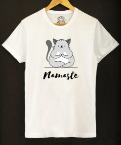 Tricou bumbac organic-Pisica Namaste