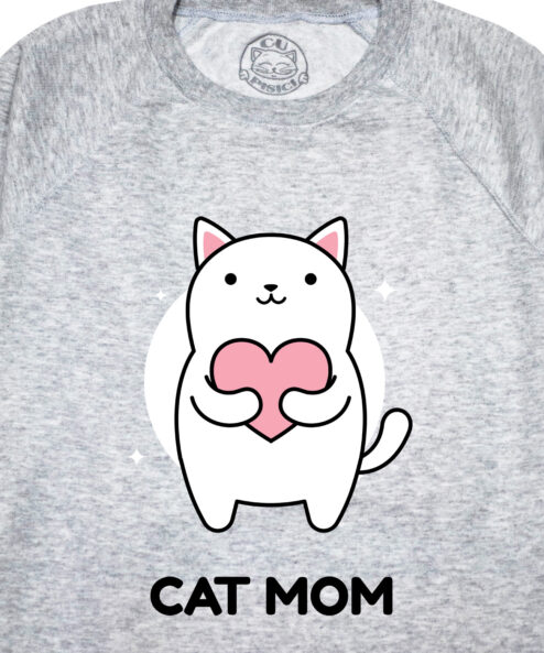 Bluza printata-Cat Mom, Femei