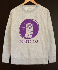Bluza printata-Zombie Cat, Barbati
