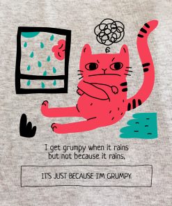 Bluza printata-Grumpy Cat Rainy Days
