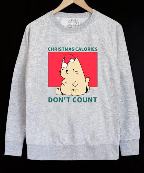 Bluza printata-Christmas Calories DON'T Count, Barbati