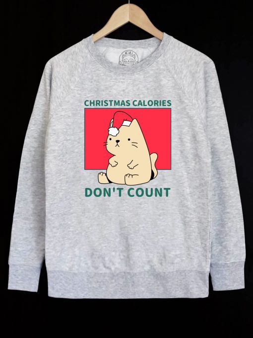 Bluza printata-Christmas Calories DON'T Count, Barbati