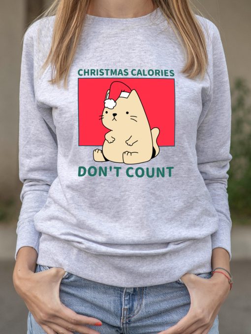 Bluza printata-Christmas Calories DON'T Count, Femei
