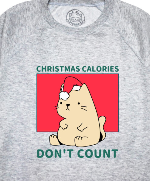 Bluza printata-Christmas Calories DON'T Count