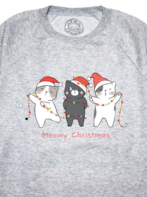 Bluza printata-Christmas Cats