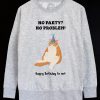 Bluza printata-Happy Birthaday (Ginger Cat), Barbati