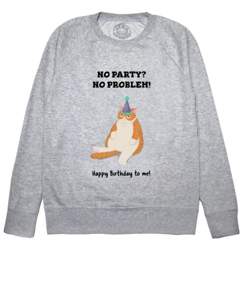 Bluza printata-Happy Birthaday (Ginger Cat), Barbati