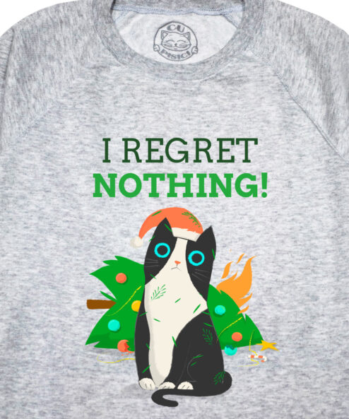 Bluza printata-I Regret Nothing