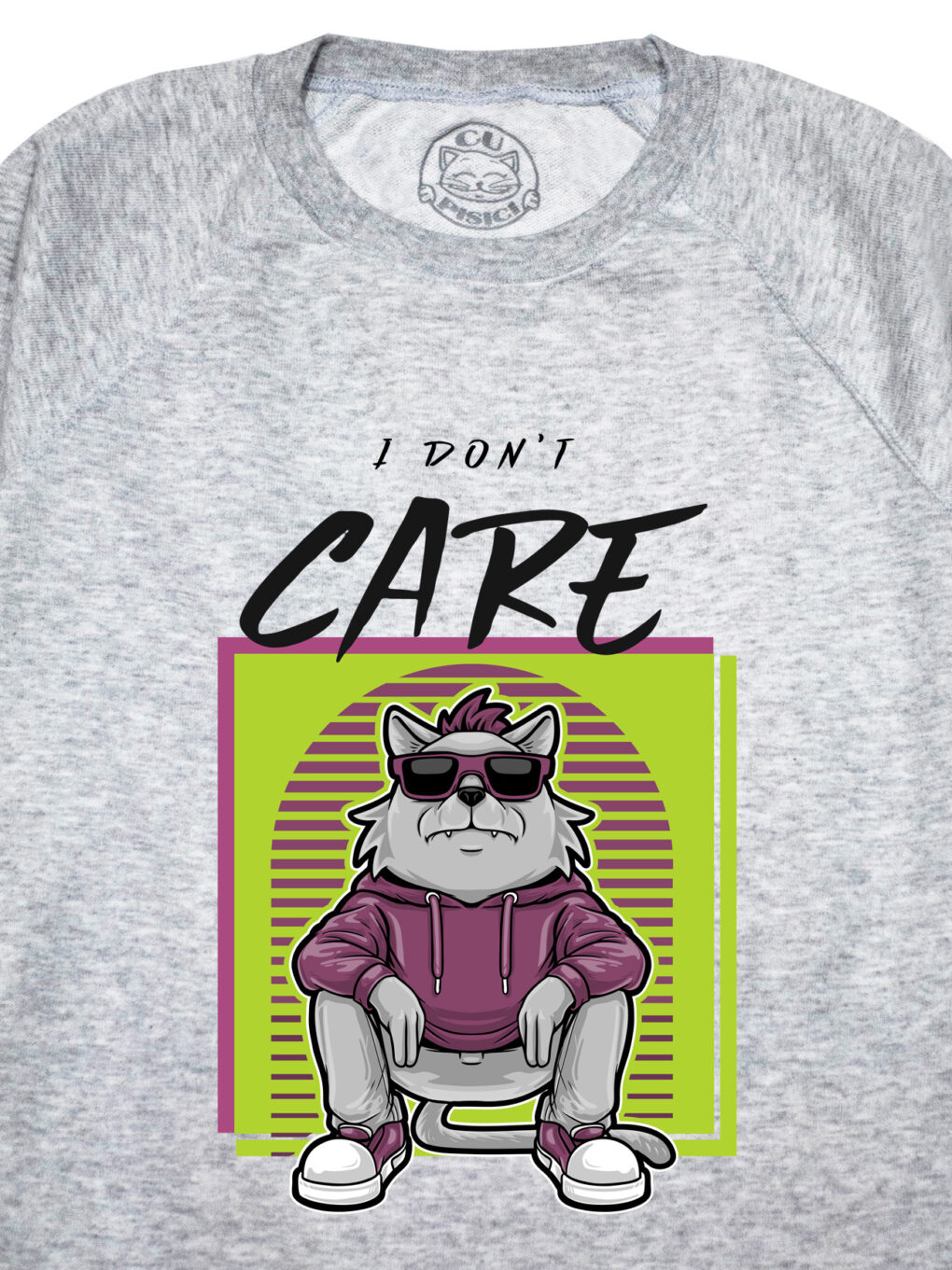 Bluza printata-I don’t care, Barbati