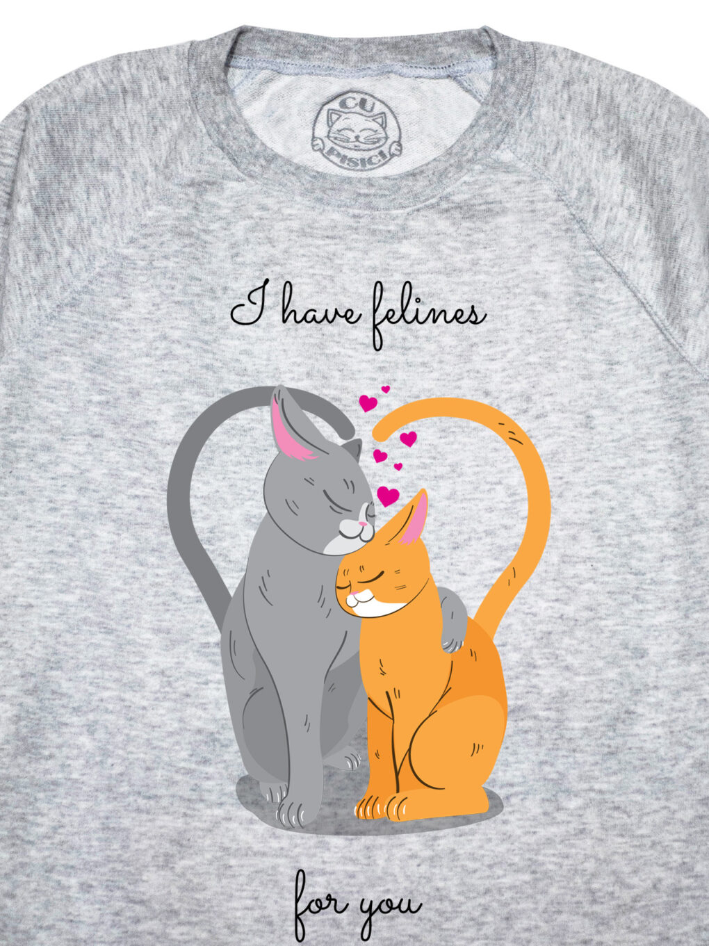 Bluza printata-I have felines for You-Model 1