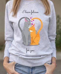 Bluza printata-I have felines for You, Femei-Model 1