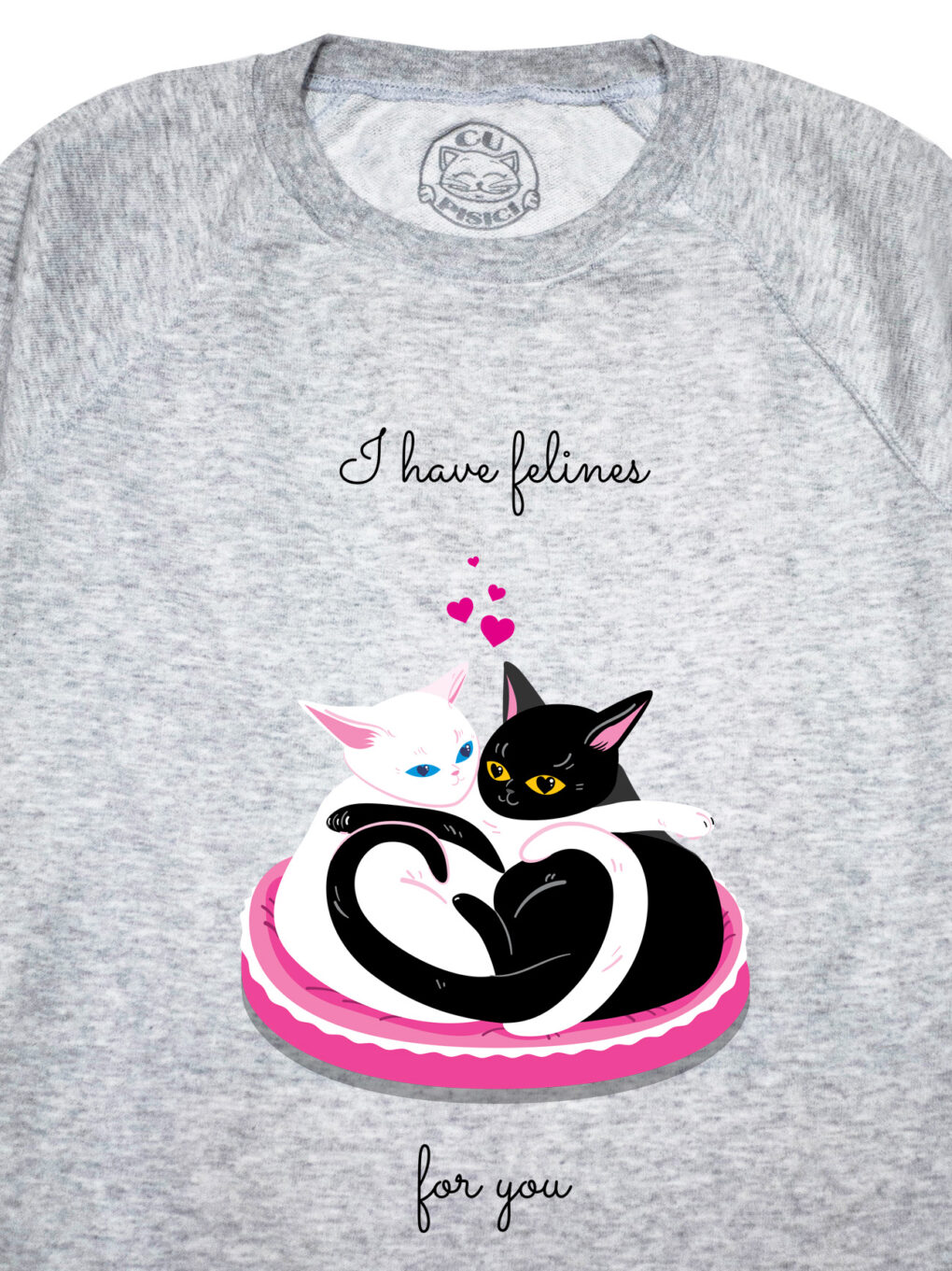 Bluza printata-I have felines for You, Femei-Model 3