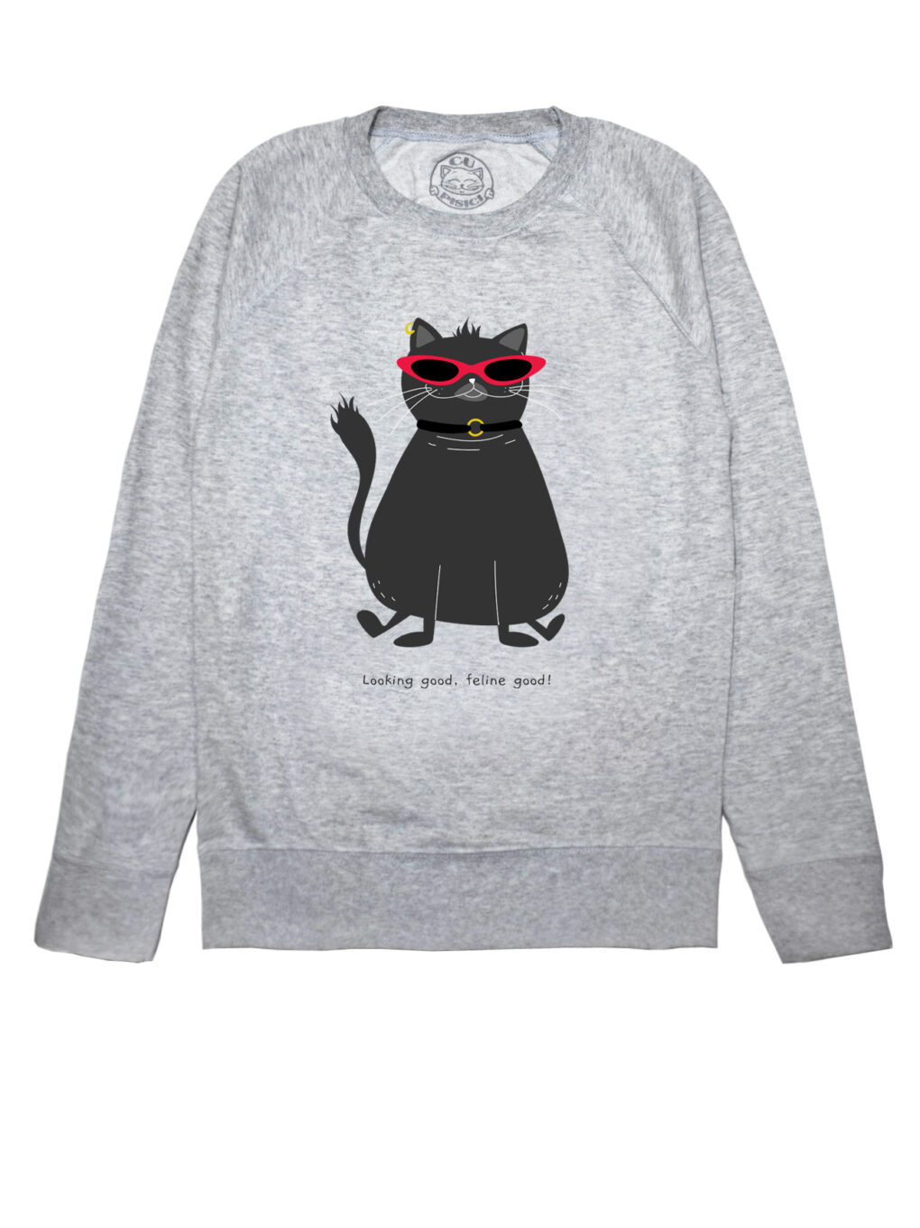 Bluza printata-Looking good, feline good, Femei