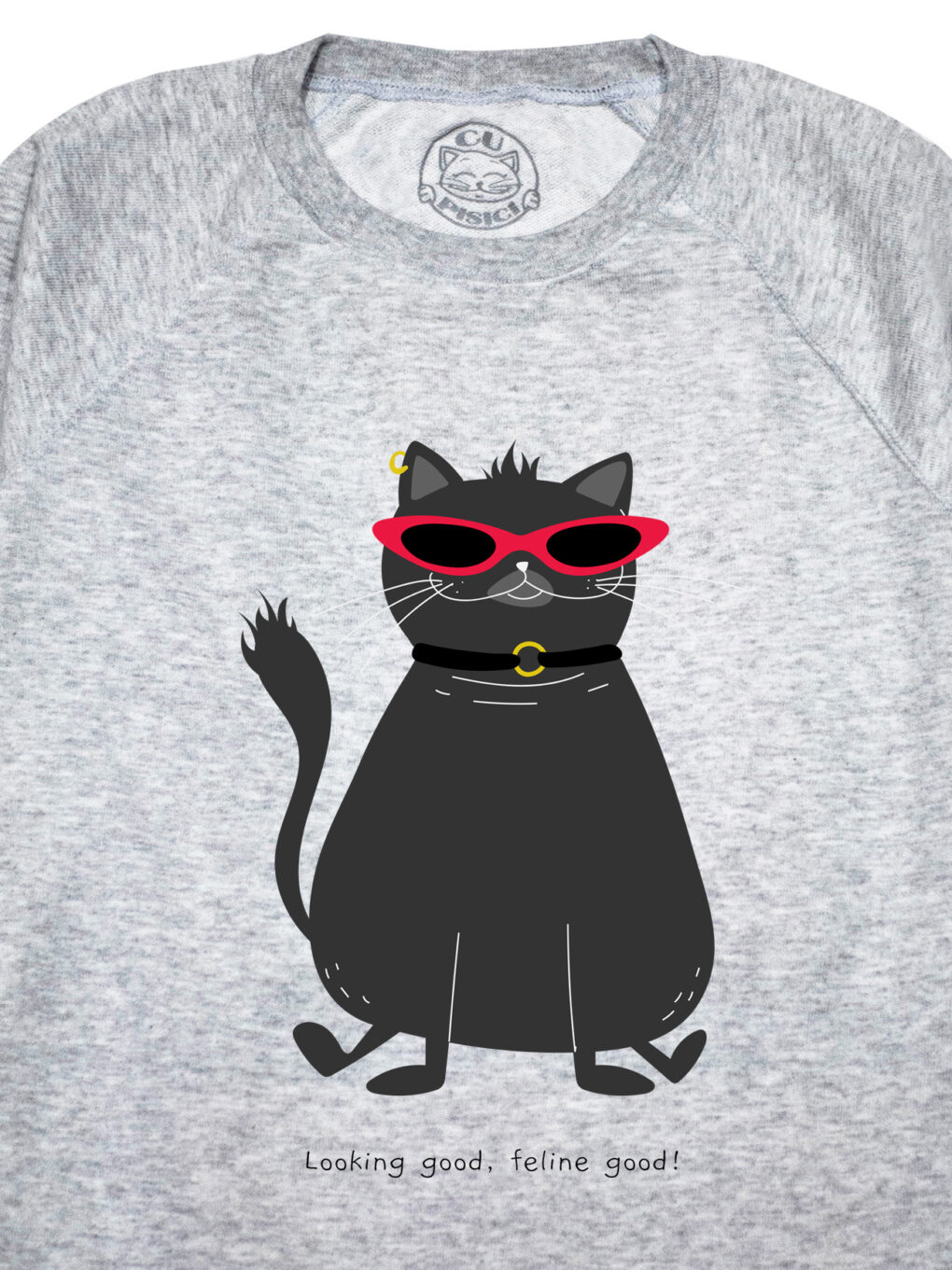 Bluza printata-Looking good, feline good, Femei