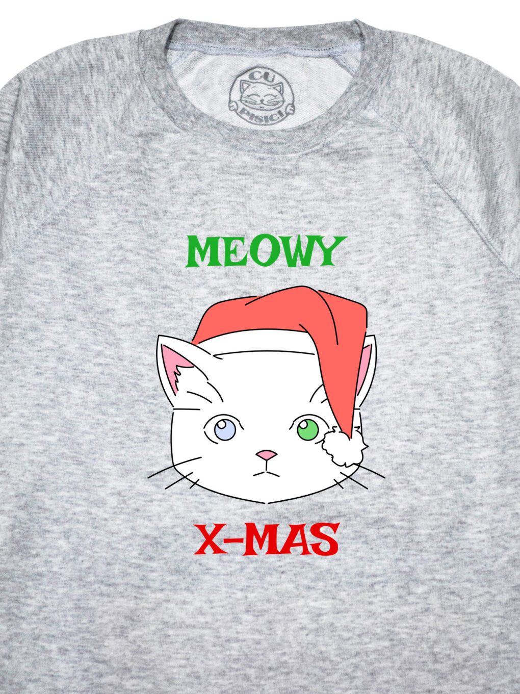 Bluza printata-Meowy X-mas, Barbati