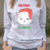 Bluza printata-Meowy X-mas, Femei