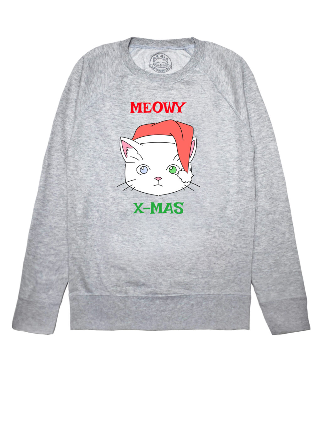 Bluza printata-Meowy X-mas, Femei