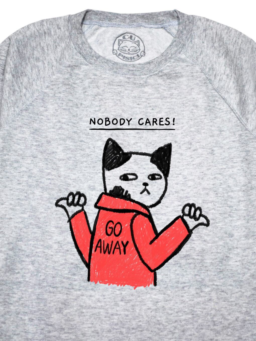 Bluza printata-Nobody Cares, Barbati