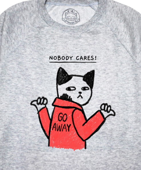 Bluza printata-Nobody Cares, Barbati