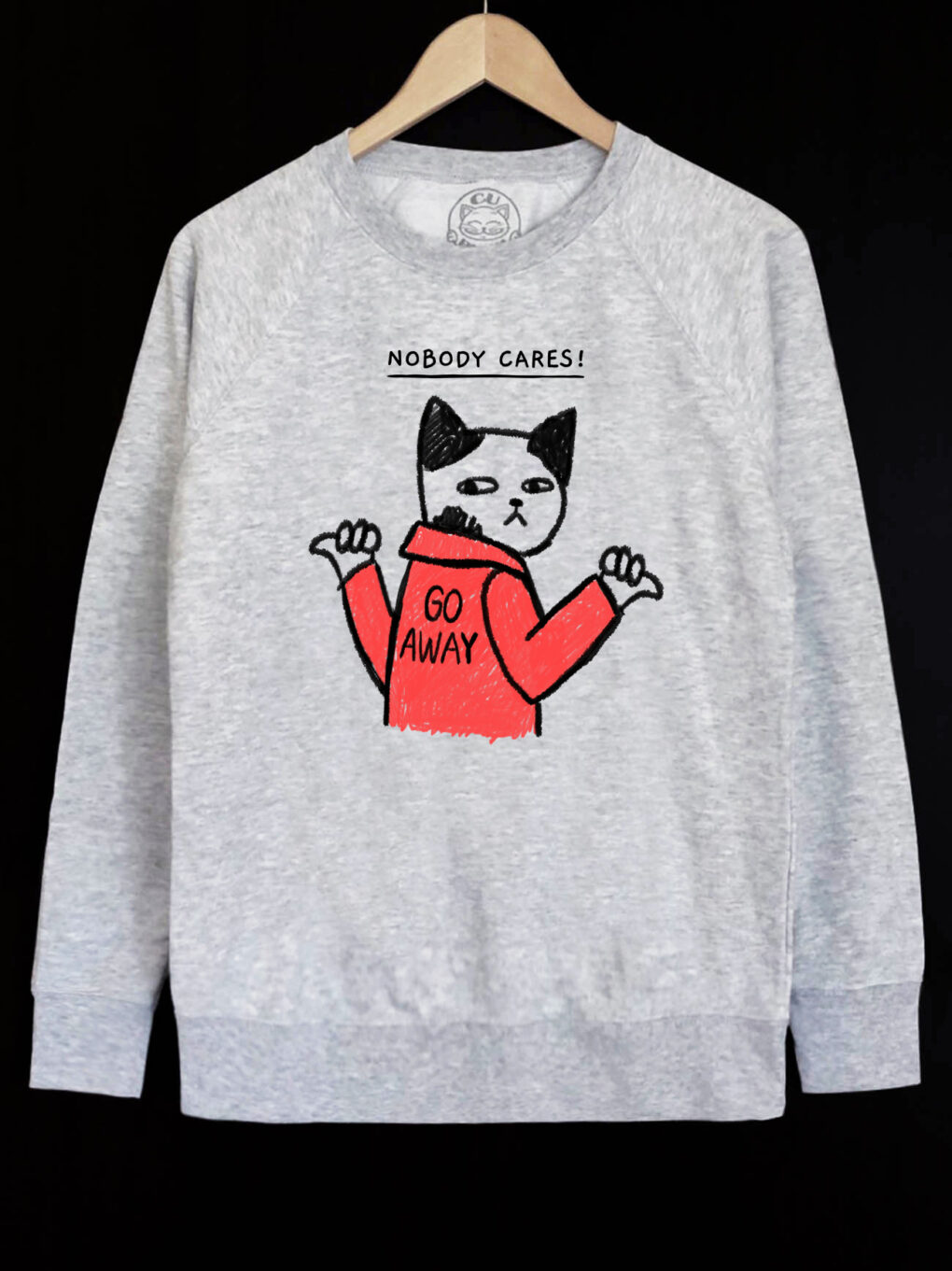 Bluza printata-Nobody Cares, Barbati