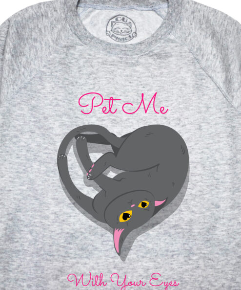 Bluza printata-Pet Me with your Eyes, Femei