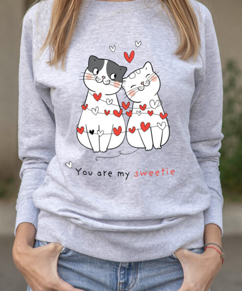 Bluza printata-You Are My Sweetie, Femei