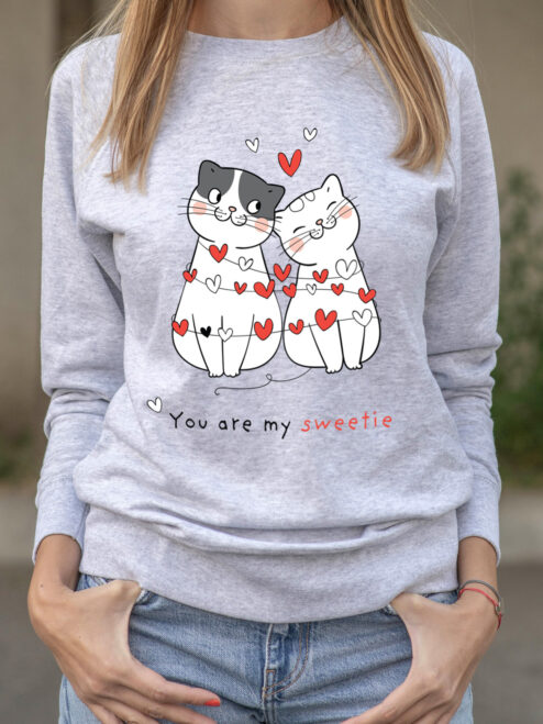 Bluza printata-You Are My Sweetie, Femei