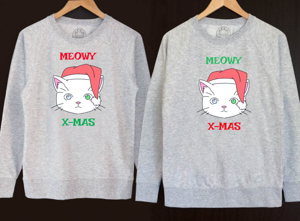 Set Bluze pentru El si Ea-Meowy X-Mas