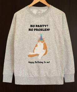 Bluza printata-Happy Birthaday (Ginger Cat)