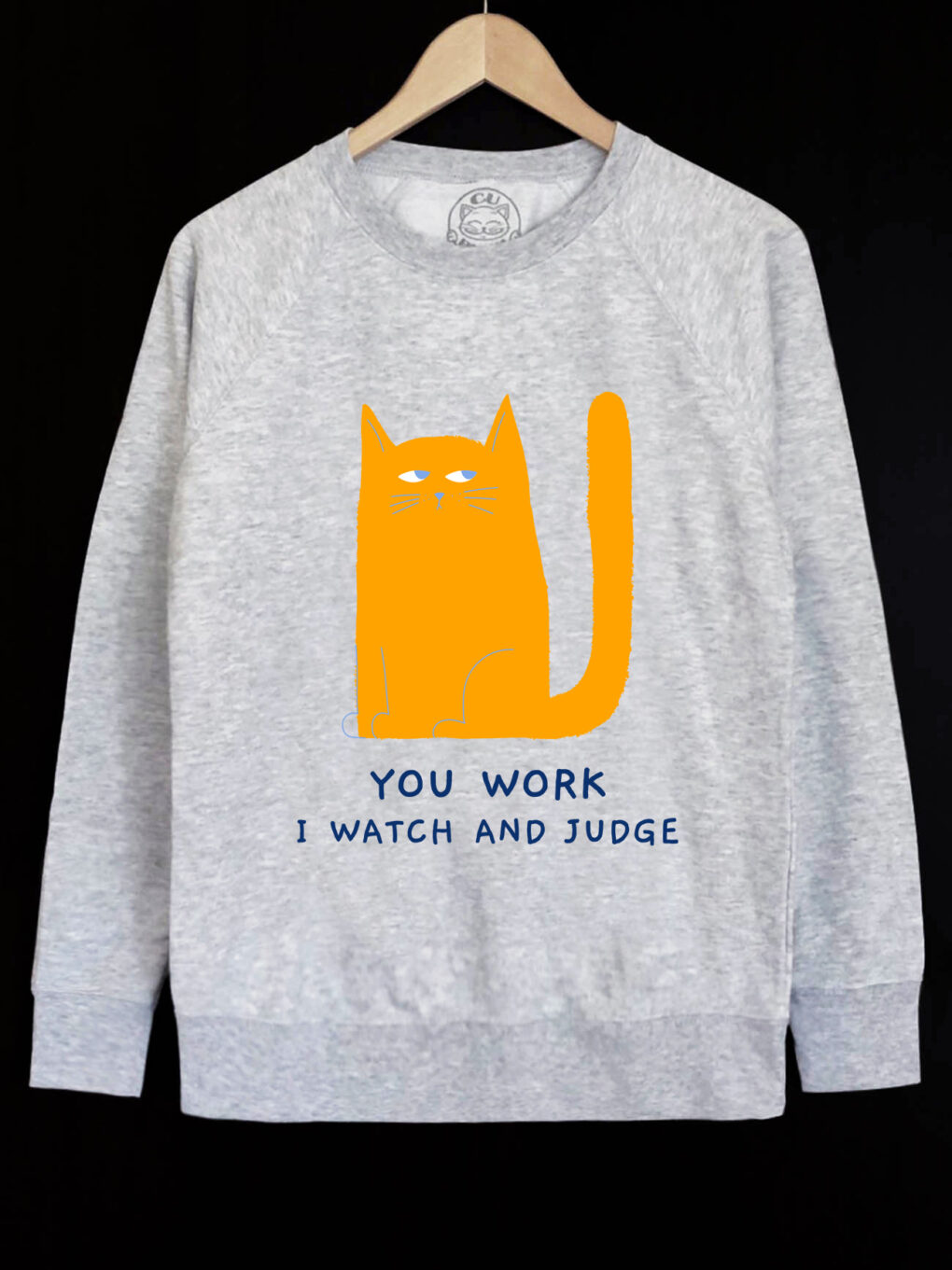 Bluza printata-Judgemental Cat, Barbati