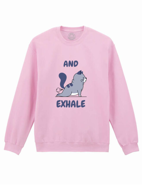 Bluza printata-And Exhale, Unisex