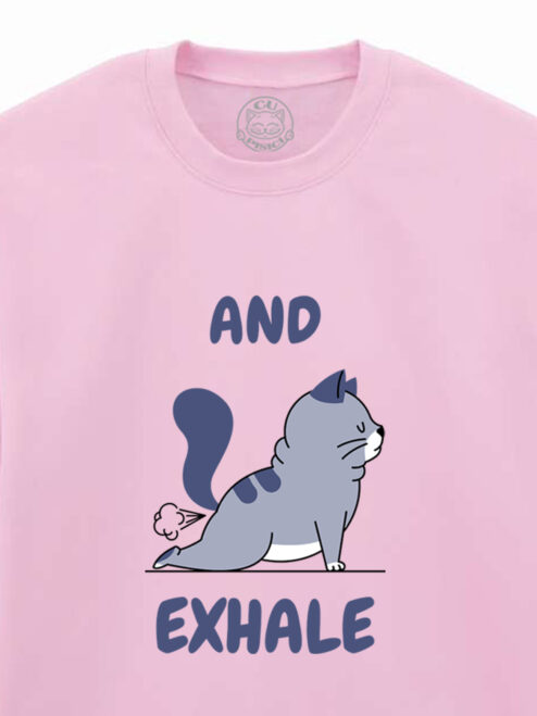 Bluza printata-And Exhale, Unisex