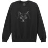 Bluza printata-Black Cat, Unisex