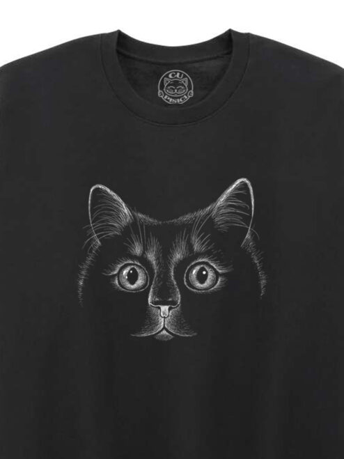 Bluza printata-Black Cat, Unisex