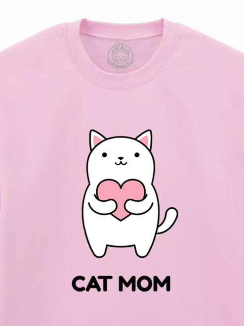 Bluza printata-Cat Mom, Unisex