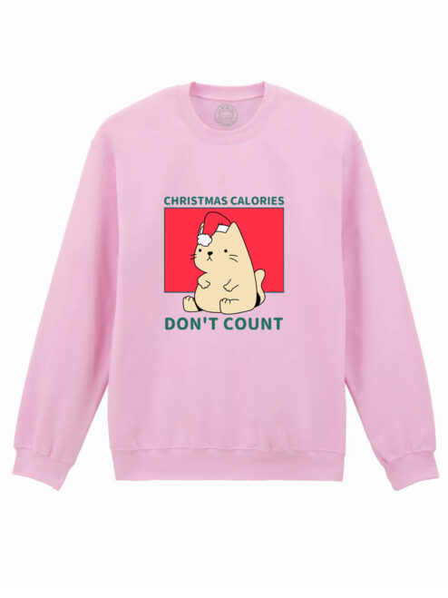 Bluza printata-Christmas Calories DON'T Count, Unisex