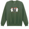 Bluza printata-Christmas Cats, Unisex