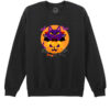Bluza printata-Halloween Cat, Unisex