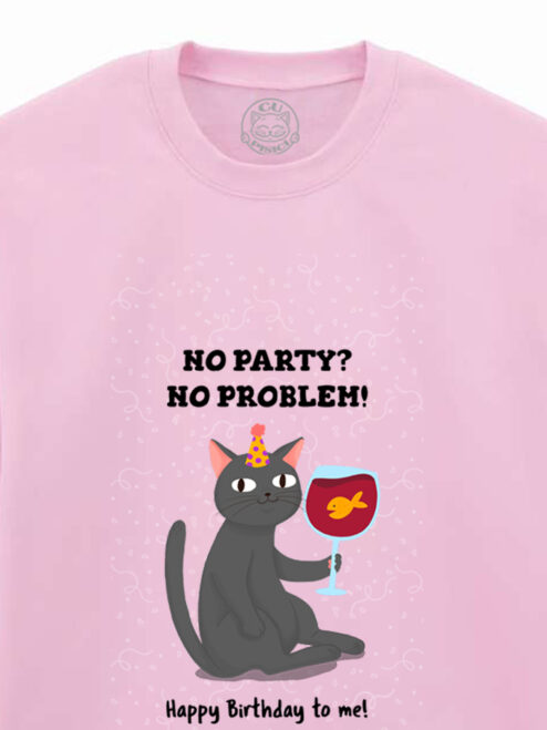 Bluza printata-Happy Birthday (Black Cat), Unisex