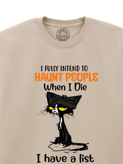 Bluza printata-Haunt People, Unisex