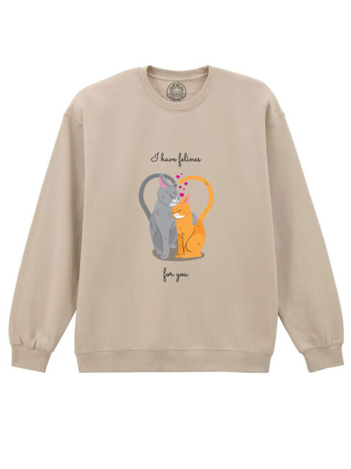 Bluza printata-I have felines for you, Unisex