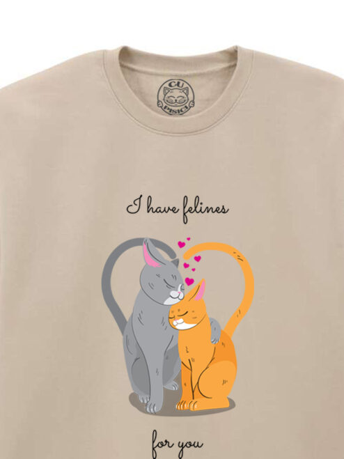 Bluza printata-I have felines for you, Unisex