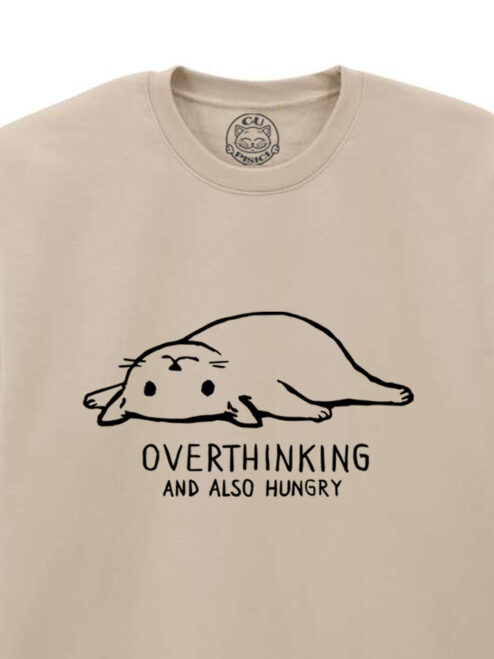 Bluza printata-Overthinking, Unisex