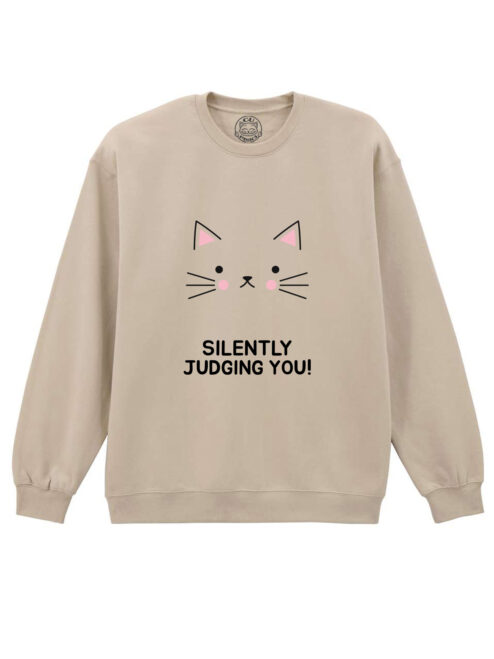 Bluza printata-Silently Judging You, Femei, Unisex